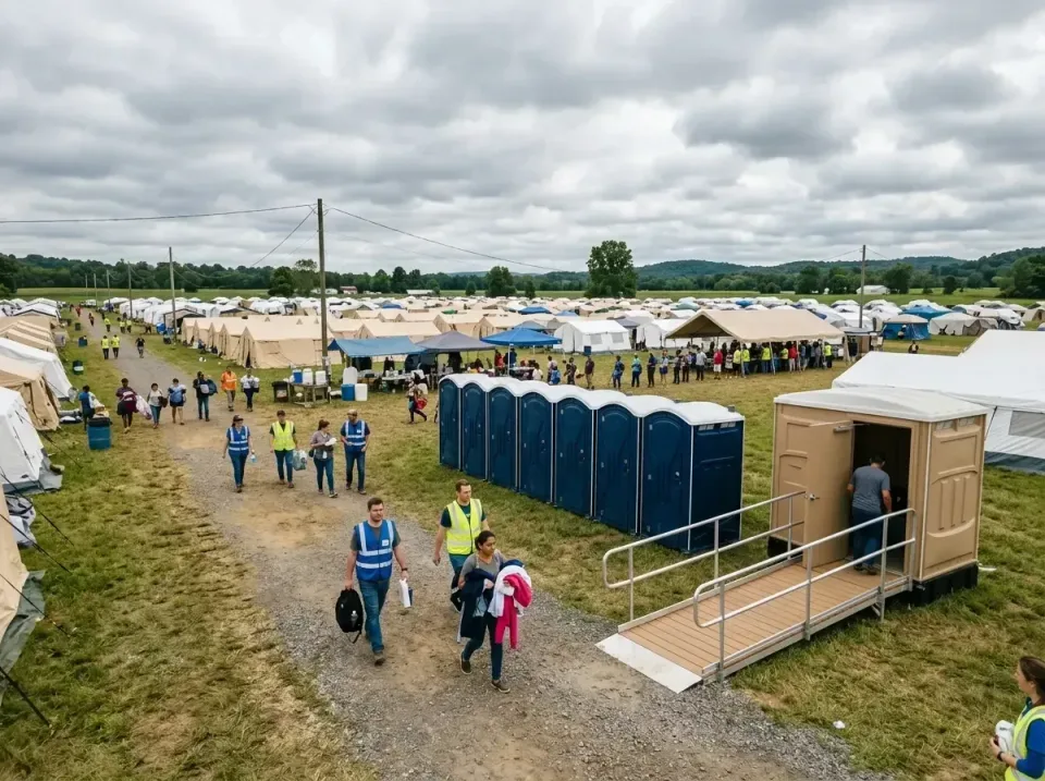 disaster-relief-camp-restrooms-010 — frequently asked questions, Dumpster & Portable Bathrooms Rental in Danville, AR